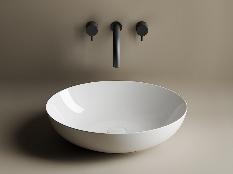 Умывальник чаша накладная овальная 520*395 Ceramica Nova Element