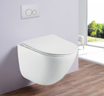 ESBANO Унитаз подвесной LOTUS (White). Размер: 500x340x405.