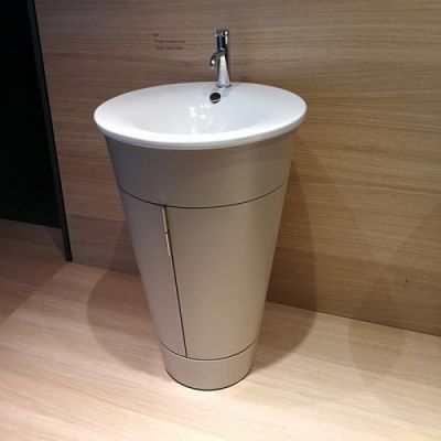 Duravit Starck 1 Тумба напольная 60x56xh82.5см, с раковиной  подсветка LED, цвет: taupe satin matt S1952006060