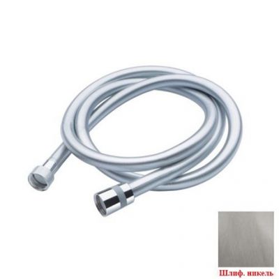 FL005A07Q AquaElite шланг для душа, 100 см, 1/2", шлиф. никель
