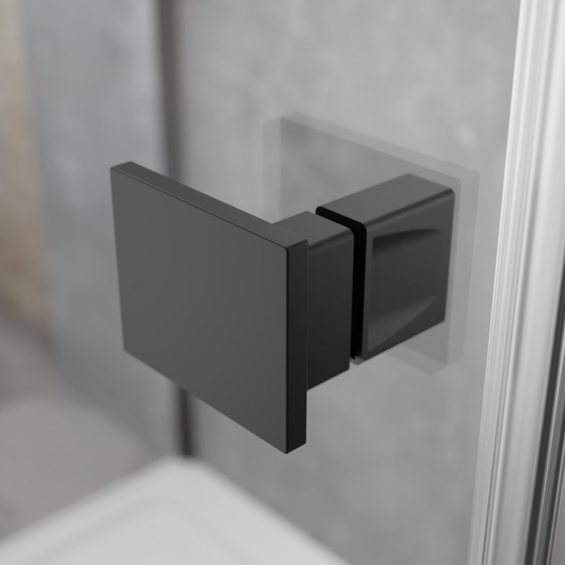 Душевая дверь 90 см Radaway Essenza Black DWJ 90 R