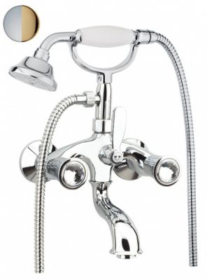 Смеситель для ванны Fiore VENERE SKY (SWAROVSKI®) 13CO0600, хром/золото