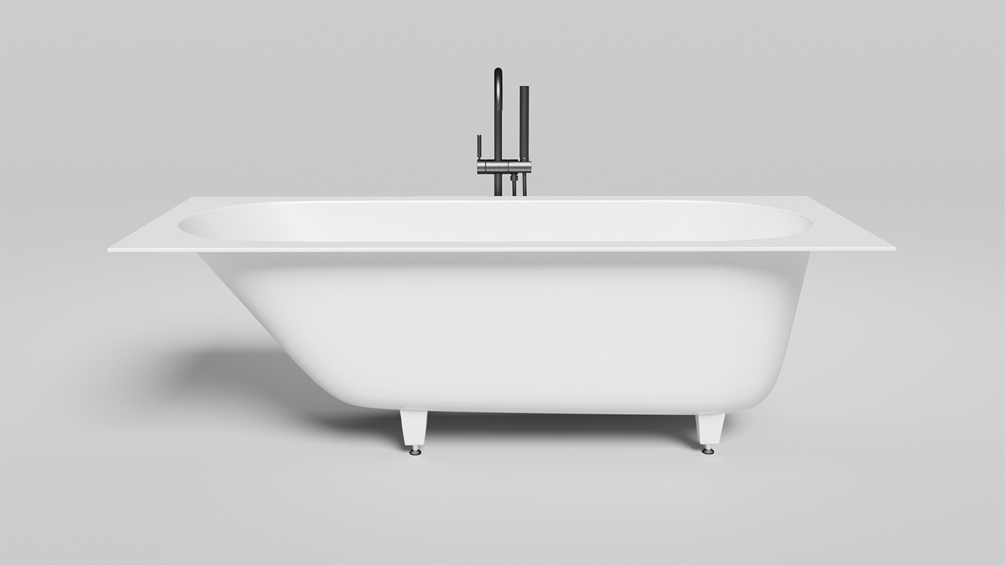 102322MF Salini ORNELLA Ванна встраиваемая 180x80 покраска по RAL, матовая