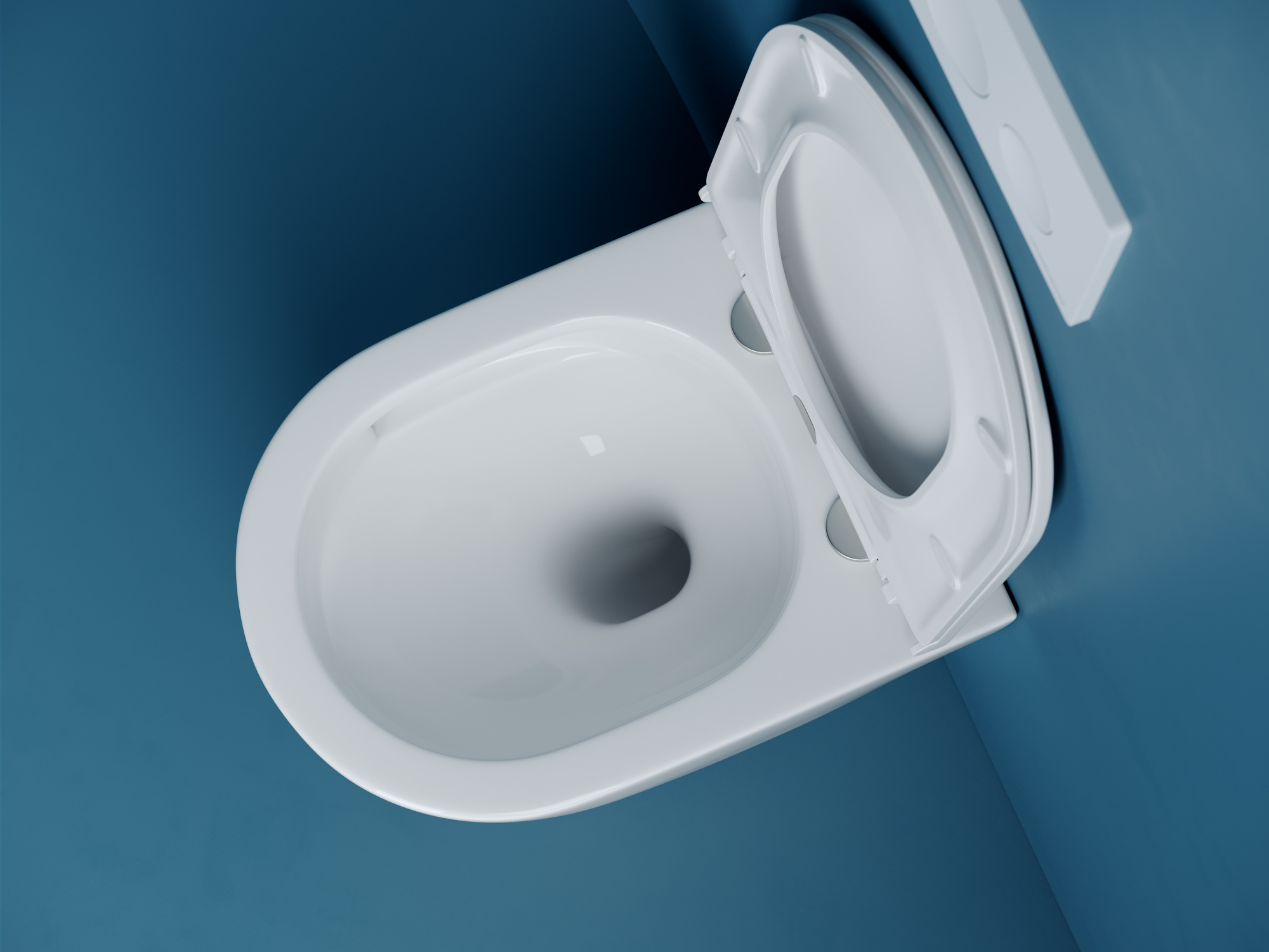 CN4008T Ceramica Nova Подвесной унитаз Vogue безободковый, смыв торнадо