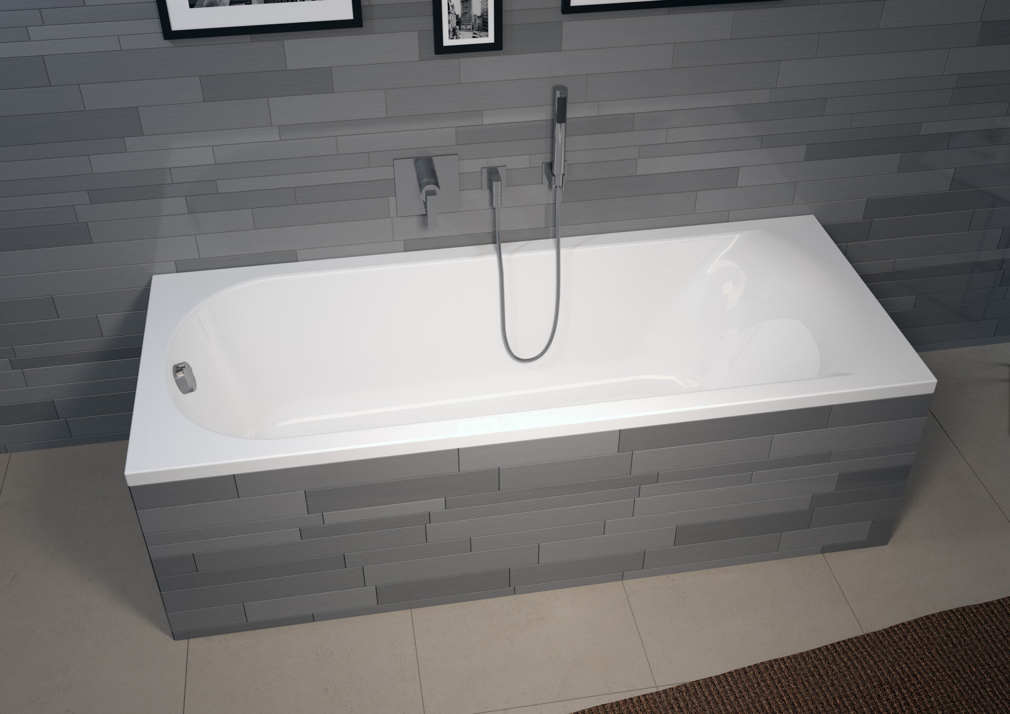 Ванна акриловая 170x70 RIHO Miami BB6200500000000