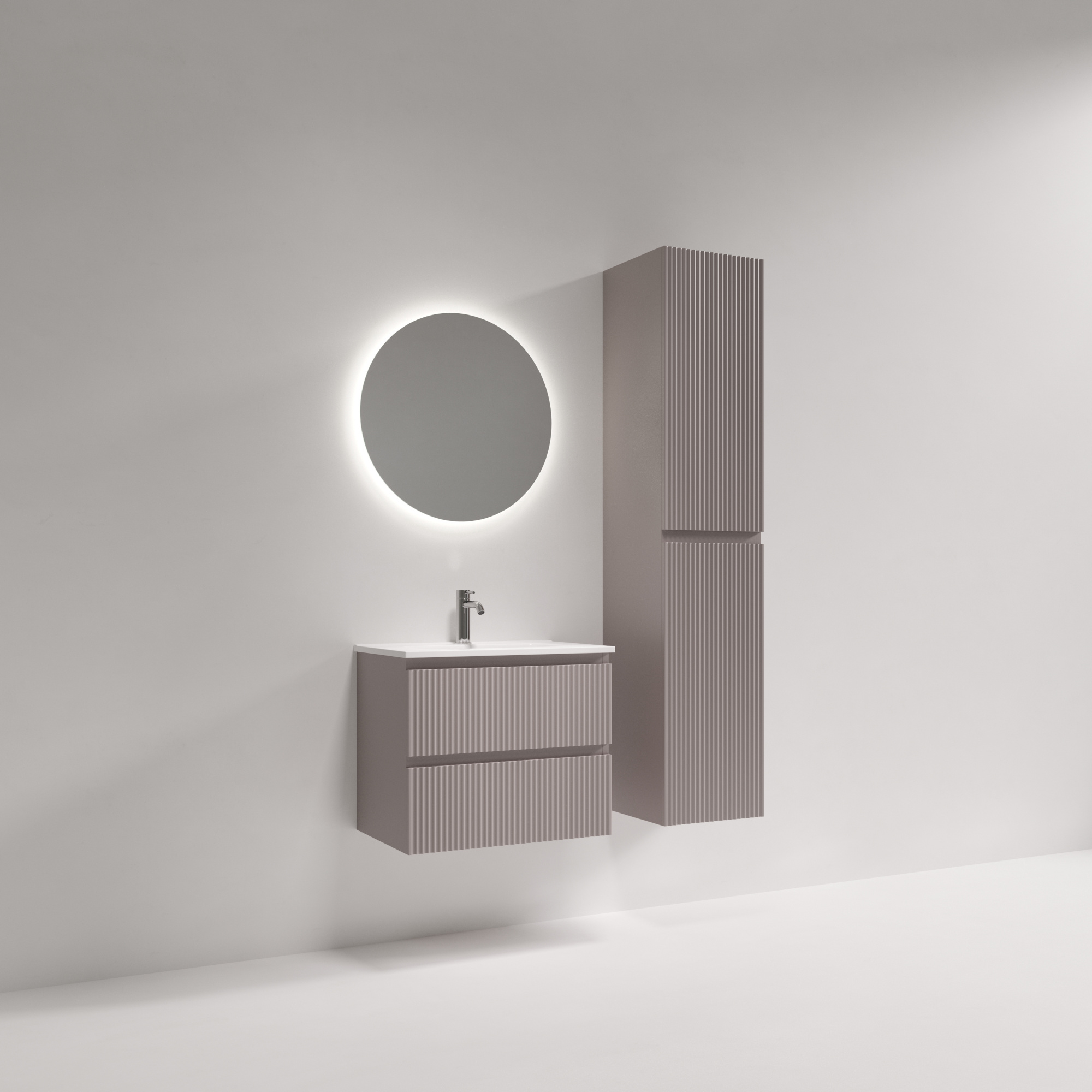 SNR60/39SM Ceramica Nova Тумба подвесная SANCOS Snob R 590х390, Doha Soft