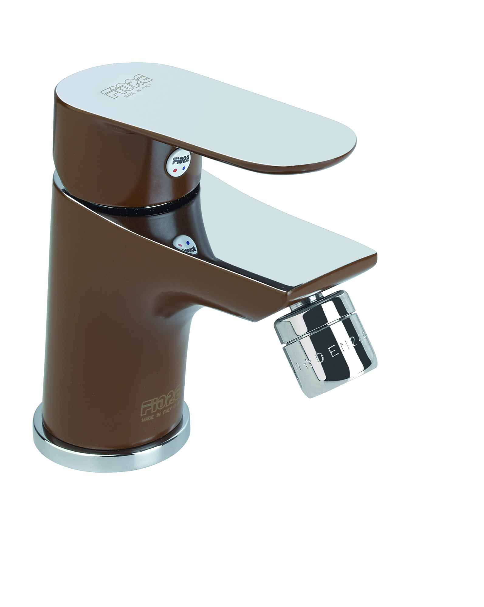 Смеситель для биде Fiore KEVON CHIC 81MX8130, хром/коричневый