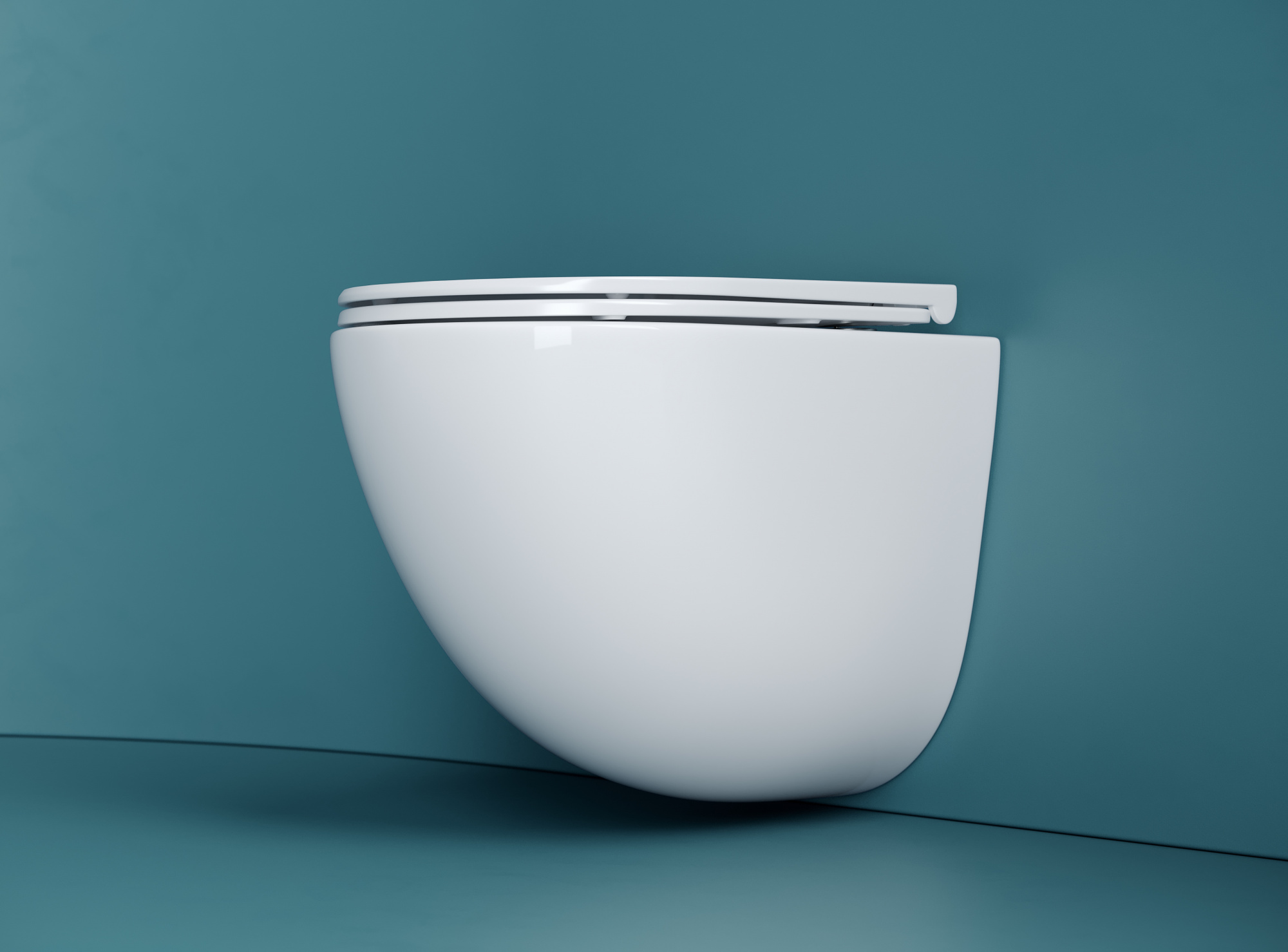 CN4008T Ceramica Nova Подвесной унитаз Vogue безободковый, смыв торнадо